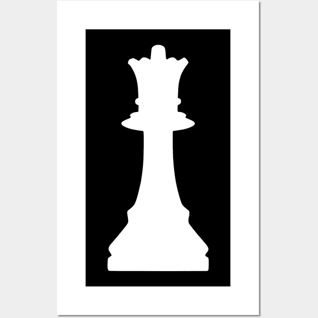 Queen Chess Wall Art by Egit